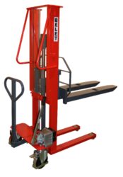 F 10RL - Fork-lift truck with manually operated lifting - Fork-lift truck, manually operated lifting, capacity 1000kg, overall fork width 540mm, lifting height 1600mm