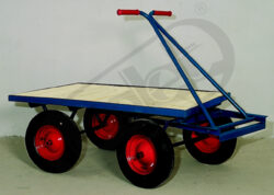 JK 500 - plošinový vozík - Plošinový vozík, nosnost 500 kg, rozměr ložné plochy 800x1200 mm