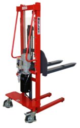 F 6ML - Fork-lift truck with motor lifting - Fork-lift truck, motor lifting, capacity 600kg, overall fork width 500mm, lifting height 1600mm