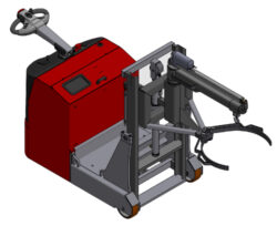 Sonderlösungen - Manual drive  or battery powered hydraulic stackers.