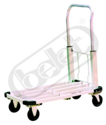 JGC 150 GAL - plošinový vozík - hliníkový - Plošinový vozík, hliníkový, nosnost 150 kg, rozměr ložné plochy 500x418x27 mm