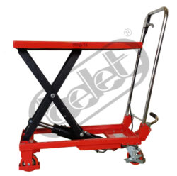ZPX 15 - Table truck foot operated - Table truck foot operated, capacity 150kg, lifting height 720mm, table dimensions 700x450