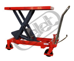 ZPX 75 - Table truck, foot operated - Table truck foot operated, capacity 750kg, lifting height 990mm, table dimensions 1000x510mm

